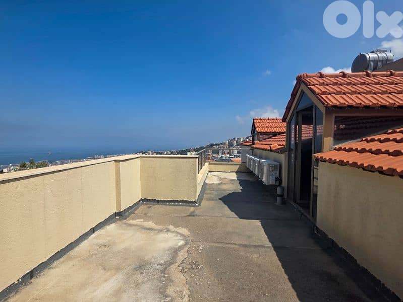 Prime Location New Apartment + Roof in Bsalim, Metn with Sea View. 0