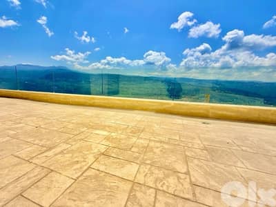 Brand-New Apartment for Sale in Baabdat with Huge Terrace and Gardens