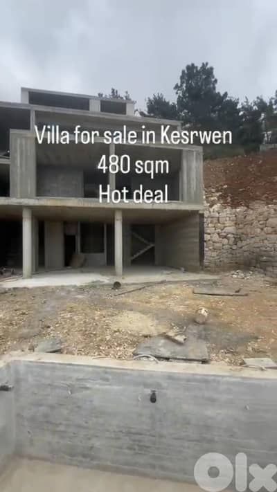 Hot Deal Villa For Sale in Chnaniir, Keserouan