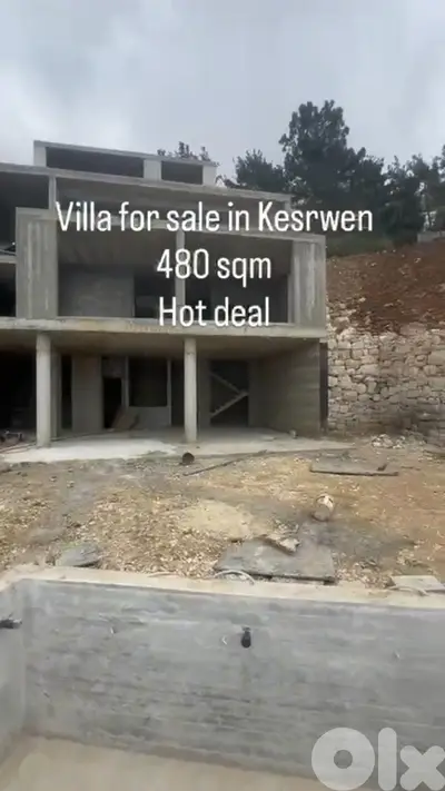 Hot Deal Villa For Sale in Chnaniir, Keserouan