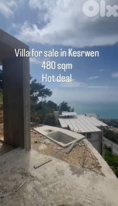 Hot Deal Villa For Sale in Chnaniir, Keserouan