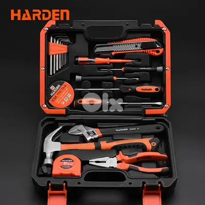 set repairing tools in plastic box compact طقم عدة منزلي