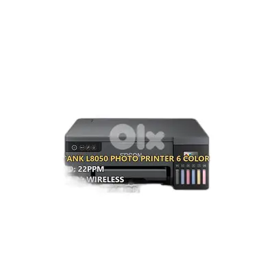 Epson EcoTank L8050 Photo Printer 6 Color Ink System 22ppm