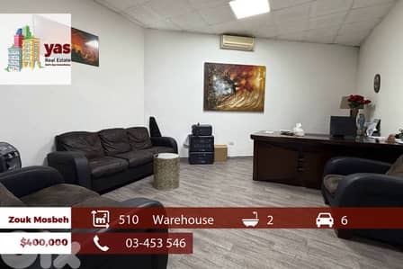 Zouk Mosbeh 510m2 | Warehouse | Prime Location |  High Ceiling |EH/CHR