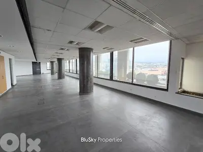 Office with Mountain View For RENT In Furn El Chebbak مكتب للإيجار #JG