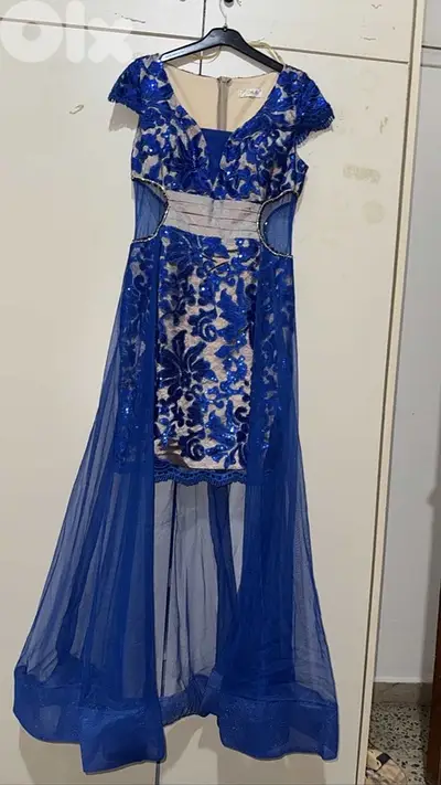 Blue High-Low Dress – Worn Twice