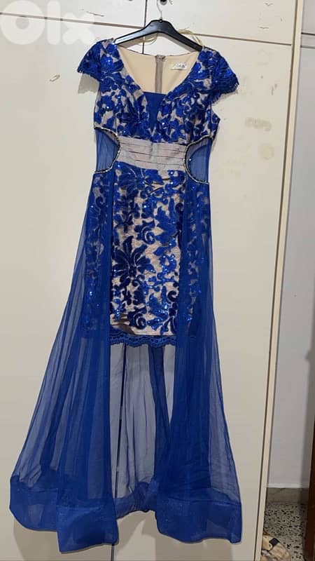 Blue High-Low Dress – Worn Twice 0