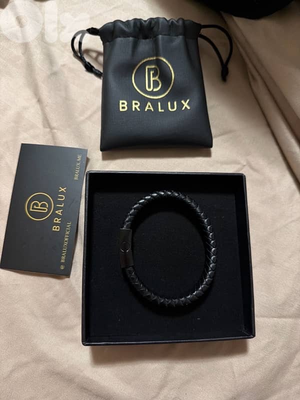 bralux leather bracelet 0