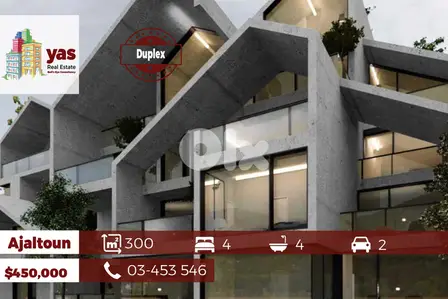 Ajaltoun 203m2 | Underconstruction | Duplex | Panoramic View  | PYY |