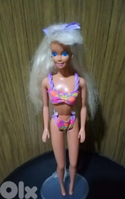 Barbie GLITTER BEACH rare great doll1992+her own swimwear+own earrings