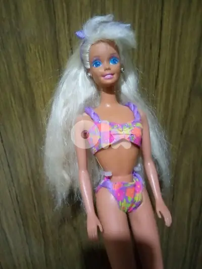 Barbie GLITTER BEACH rare great doll1992+her own swimwear+own earrings
