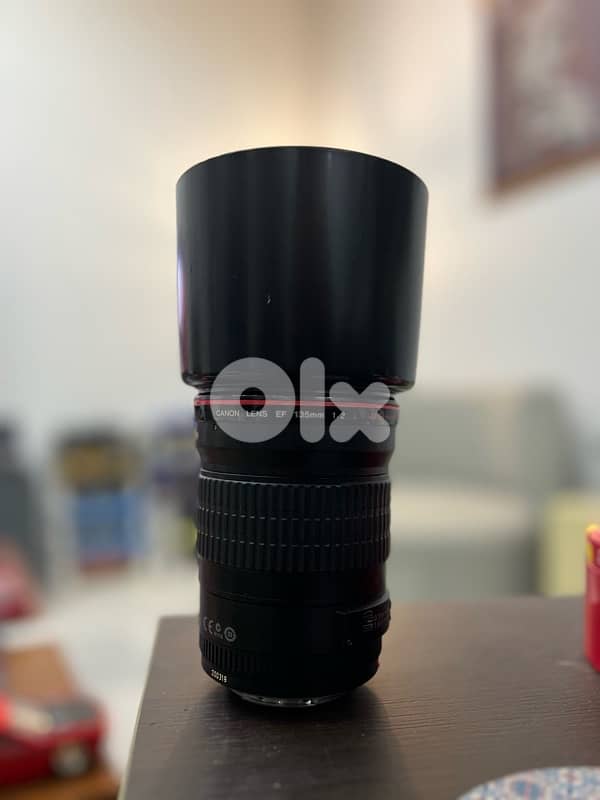 canon lens 135mm f2 EF mount 0