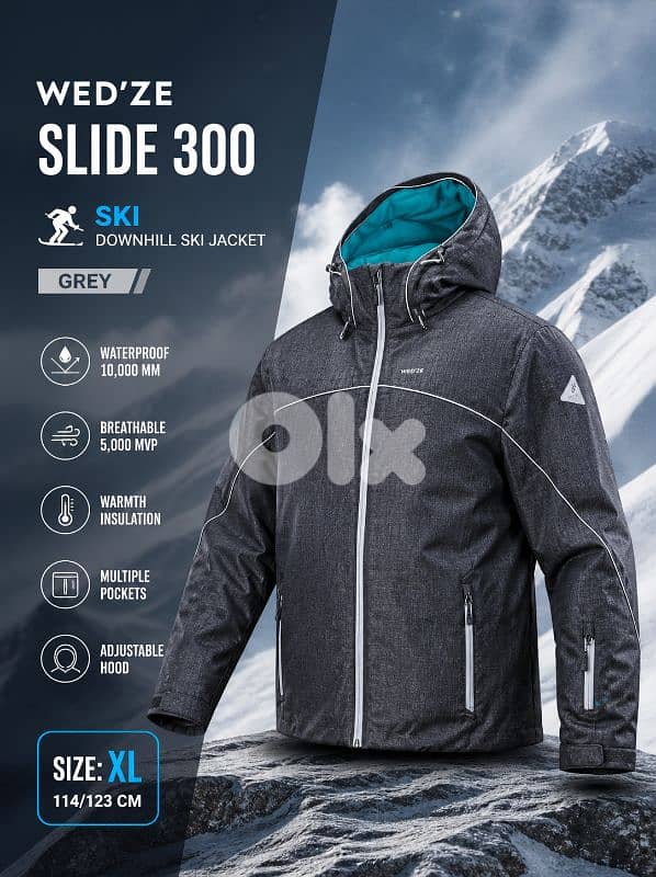 wedze slide 300 ski jacket 0