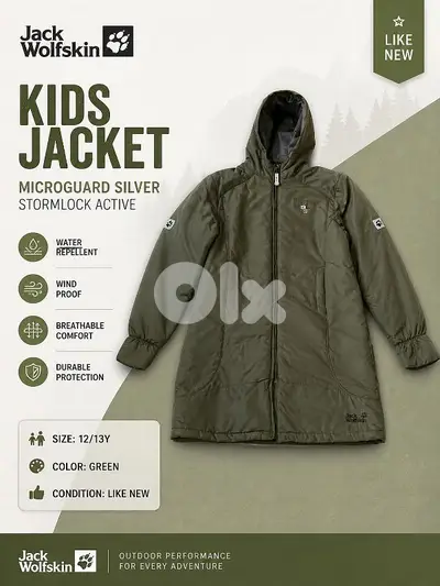 jackwolfskin kids jacket