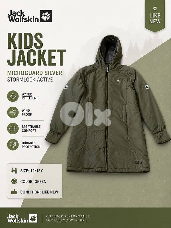 jackwolfskin kids jacket 0