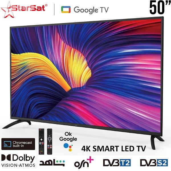TV smart 50inch STARSAT GOOGLE TV 1