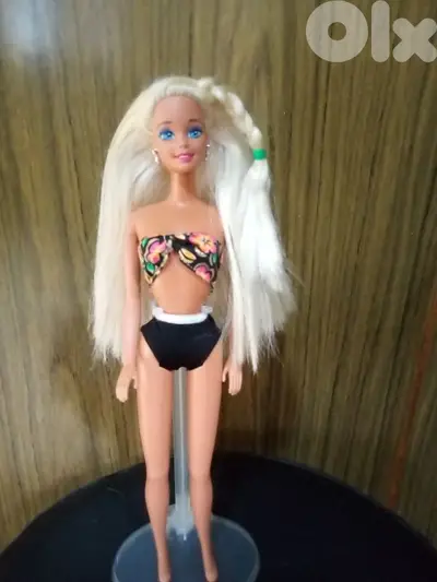 TROPICAL SPLASH Barbie rare Mattel1994 great doll+her own swimwear top