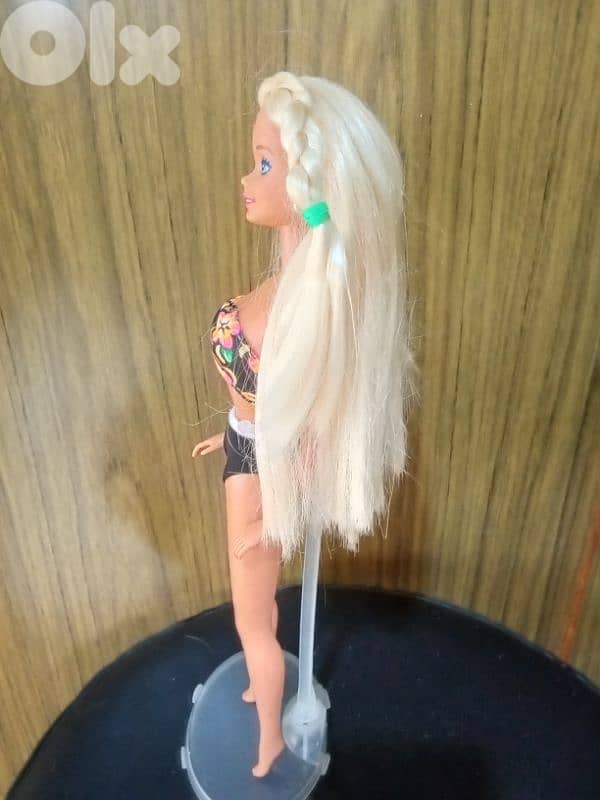 TROPICAL SPLASH Barbie rare Mattel1994 great doll+her own swimwear top 3