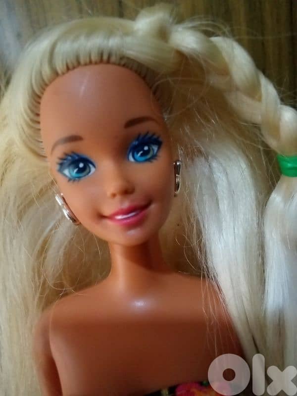 TROPICAL SPLASH Barbie rare Mattel1994 great doll+her own swimwear top 4
