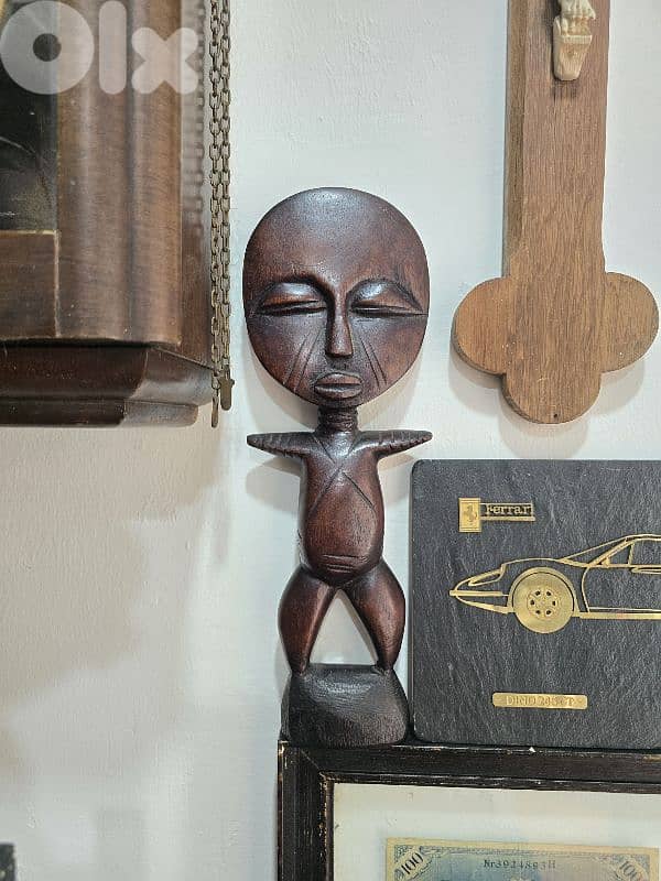 African wooden Akuaba figure 0