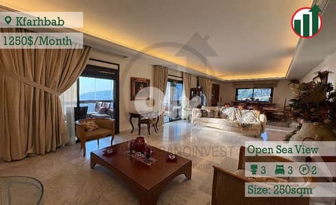 Fully Furnished Apartment for Rent in Kfarhbab !!