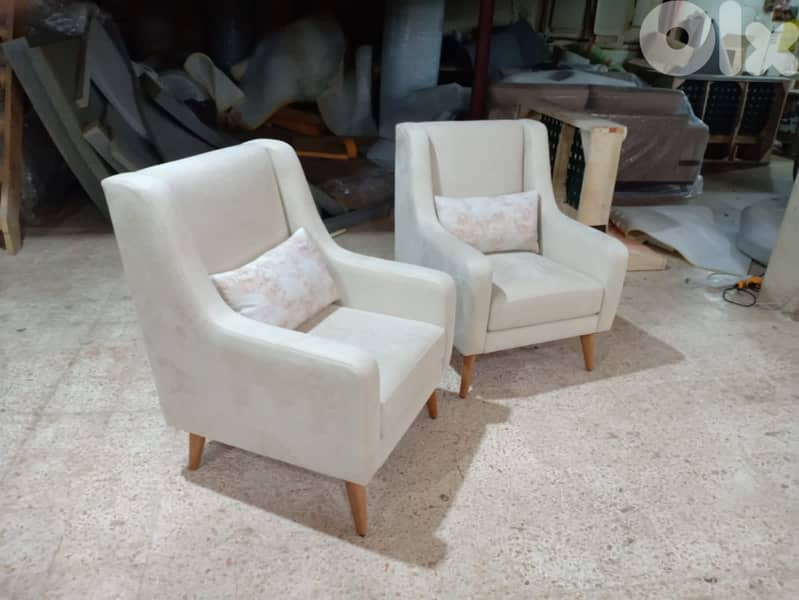 Custom Made 2 Arm Chairs 0