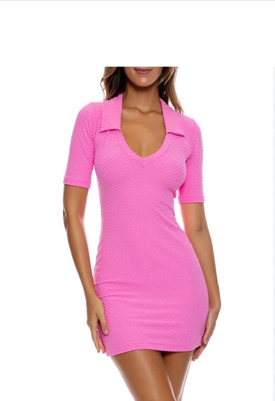 Pink Chic Polo Dress 0