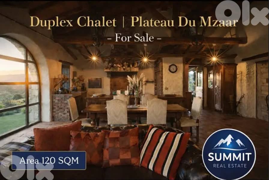 Duplex with Garden | Les Plateaux – Near Mzaar 3S | Ouyoun siman 0