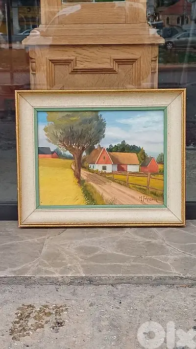 لوحة رسم زيتي اوروبية