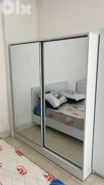 New wardrobes Sliding 2 Doors With Mirror High Quality