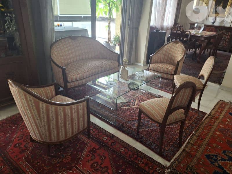 french salon Louis XV aging more than 80 years 0