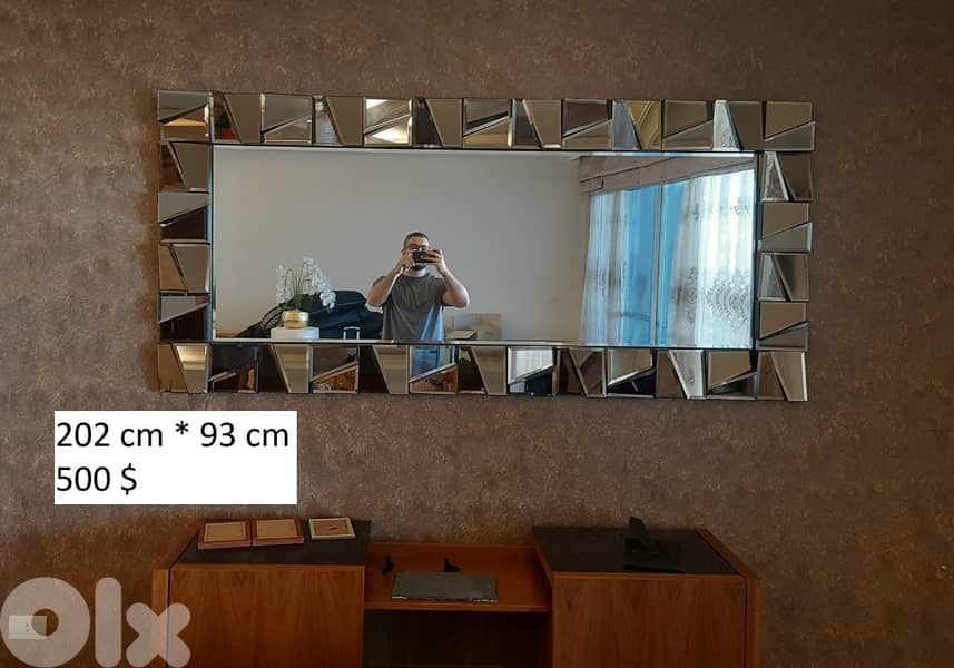 Mirror, Console, and Painting for sale 1