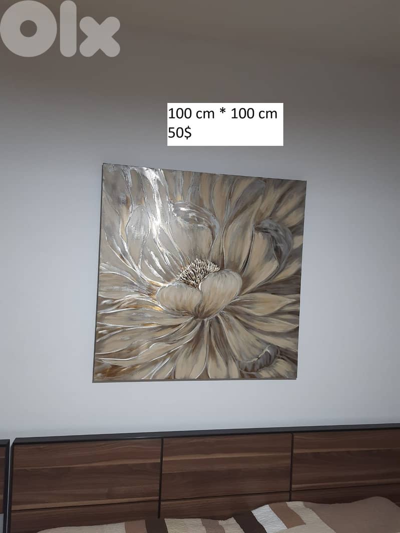 Mirror, Console, and Painting for sale 2