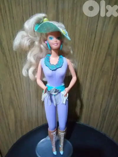 Barbie WESTERN FUN doll Mattel 89 rare Great doll+boots+hat+accessory