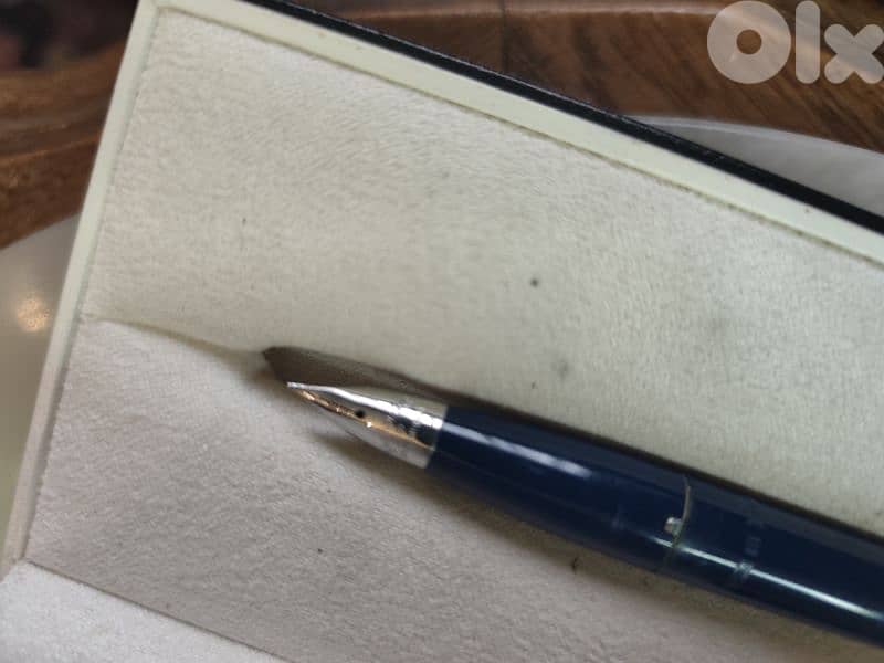 Sheaffer's Fountain Pen Imperial Dark Blue with Silver Cap Vintage 1