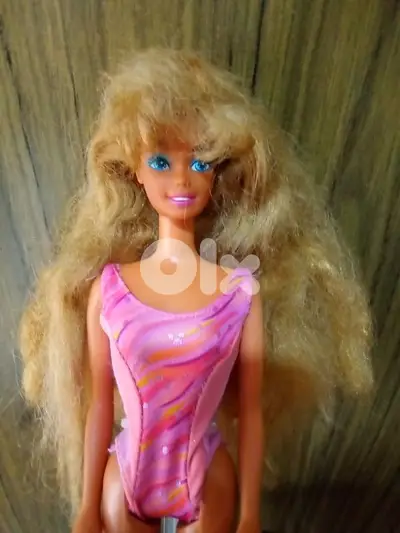 WET 'N WILD Barbie Mattel 1989 rare great doll special hair 2 tones=46