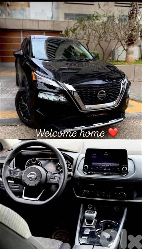 Nissan rogue 2022 black 0
