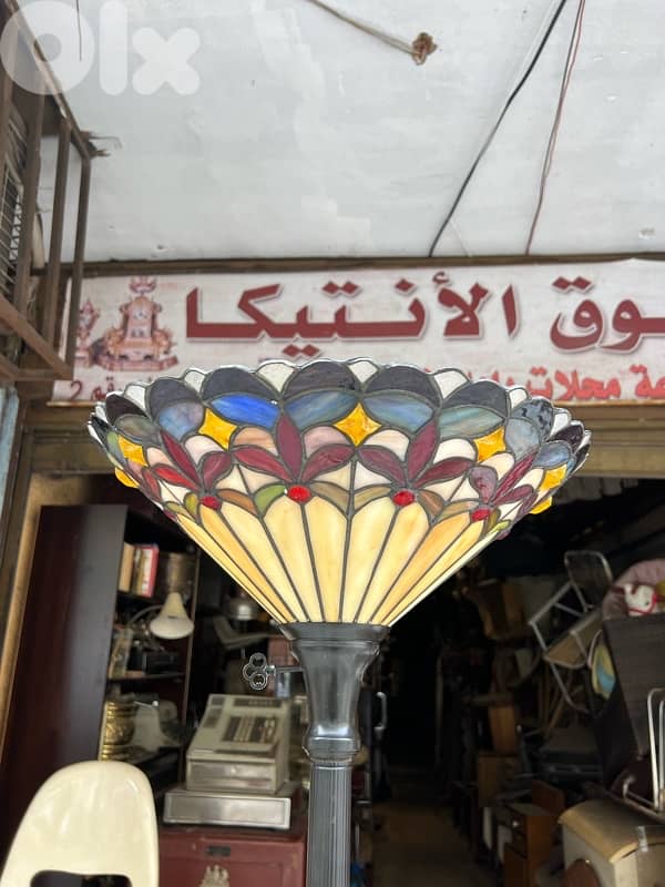 Stained Glass Floor Lamp In The Tiffany style inspired Design 4