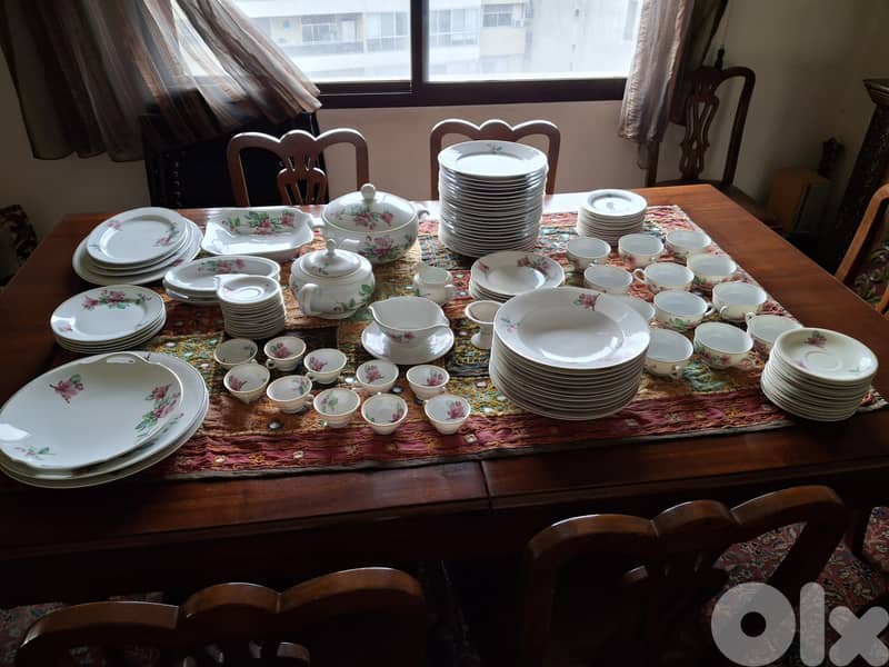 old porcelain set, 120 pieces 1