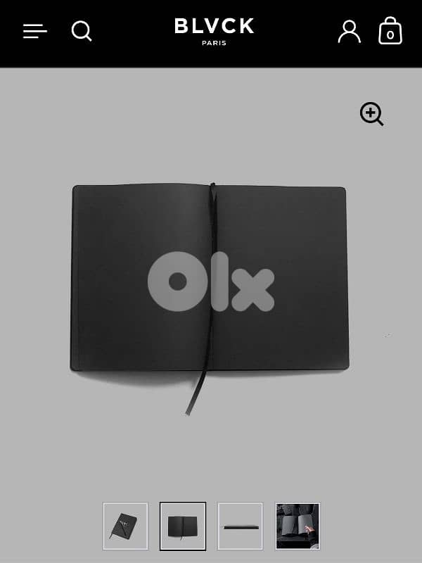 blvck Paris A5 notebook (black matte papers) 2