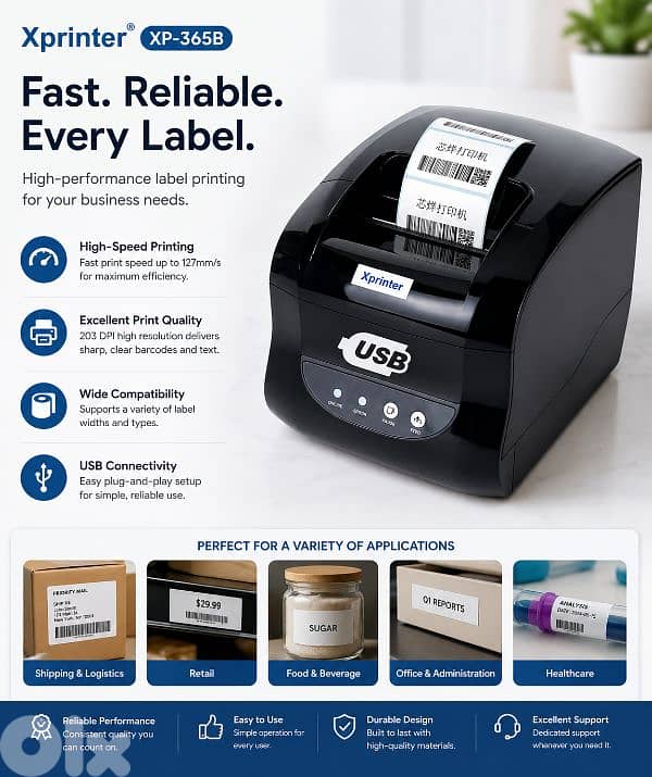 printer for barcodes and labels thermal 0