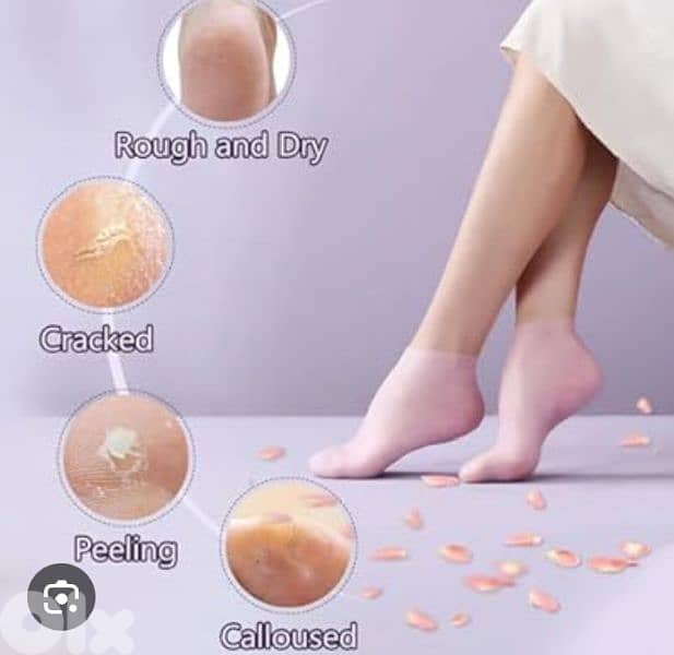 moisturizing silicone socks 0