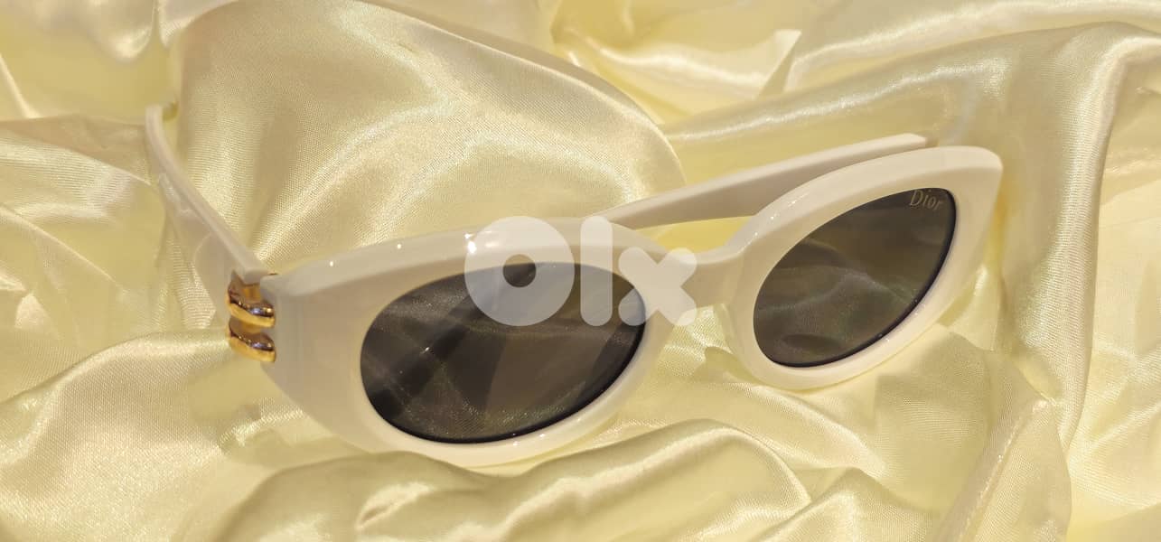 Dior White & gold luxury sunglasses 0