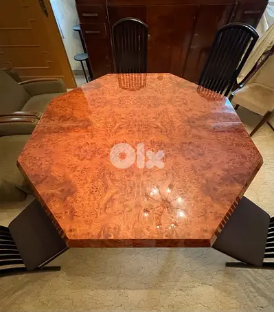 Salle à manger en bois laqué Roche -Bobois