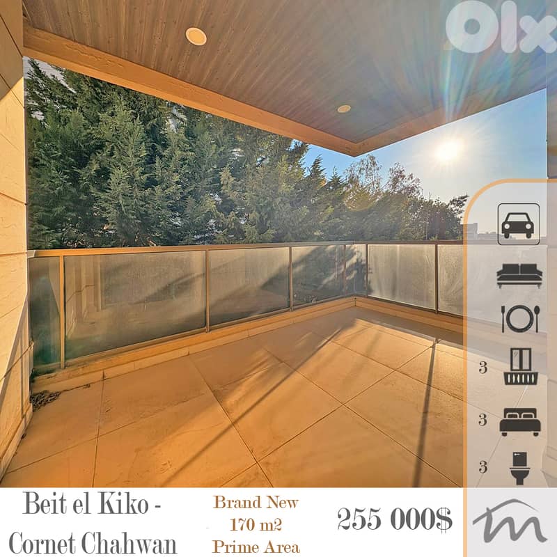 Beit El Kiko - Cornet Chahwan | Brand New | Prime Neighborhood | View 0