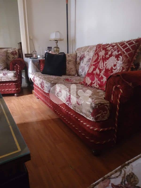 Double bed room 1 living room and dining room 3