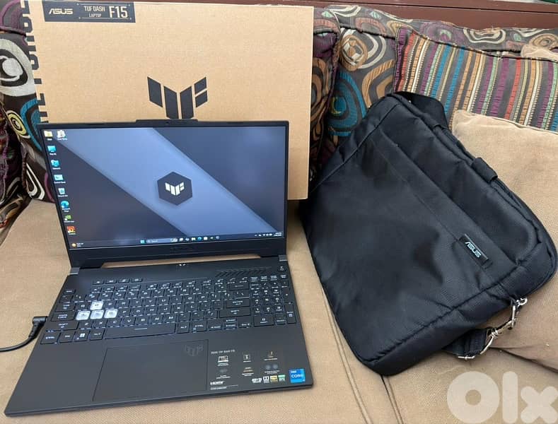 Asus Tuf i7 12th RTX 3070 16GB DDR5 Gaming Laptop Like New With Box 0