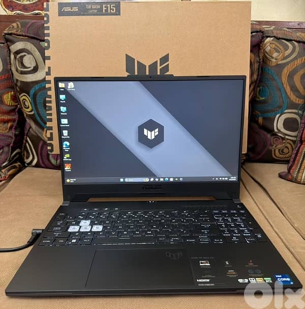 Asus Tuf i7 12th RTX 3070 16GB DDR5 Gaming Laptop Like New With Box 1