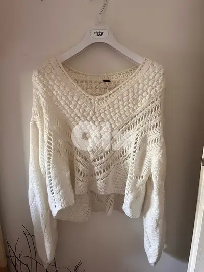 White Free People Sweater
