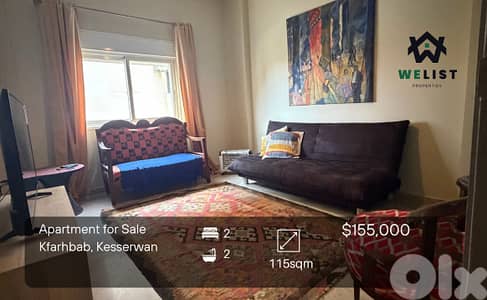 Apartment for sale in Kfarhbab شقة للبيع في  كفرحباب